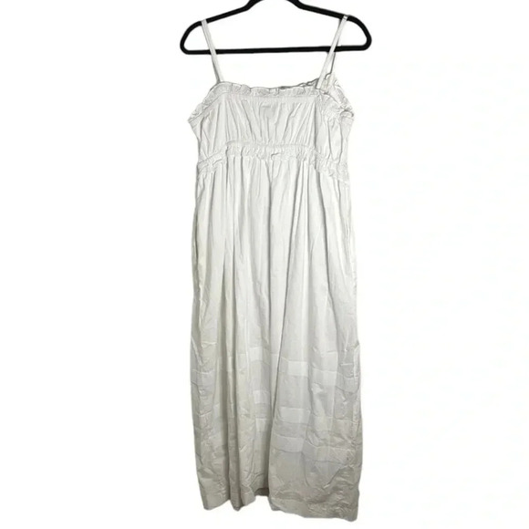 NWT J Crew Factory Maxi Dress Cotton White Size 14 - Picture 12 of 12